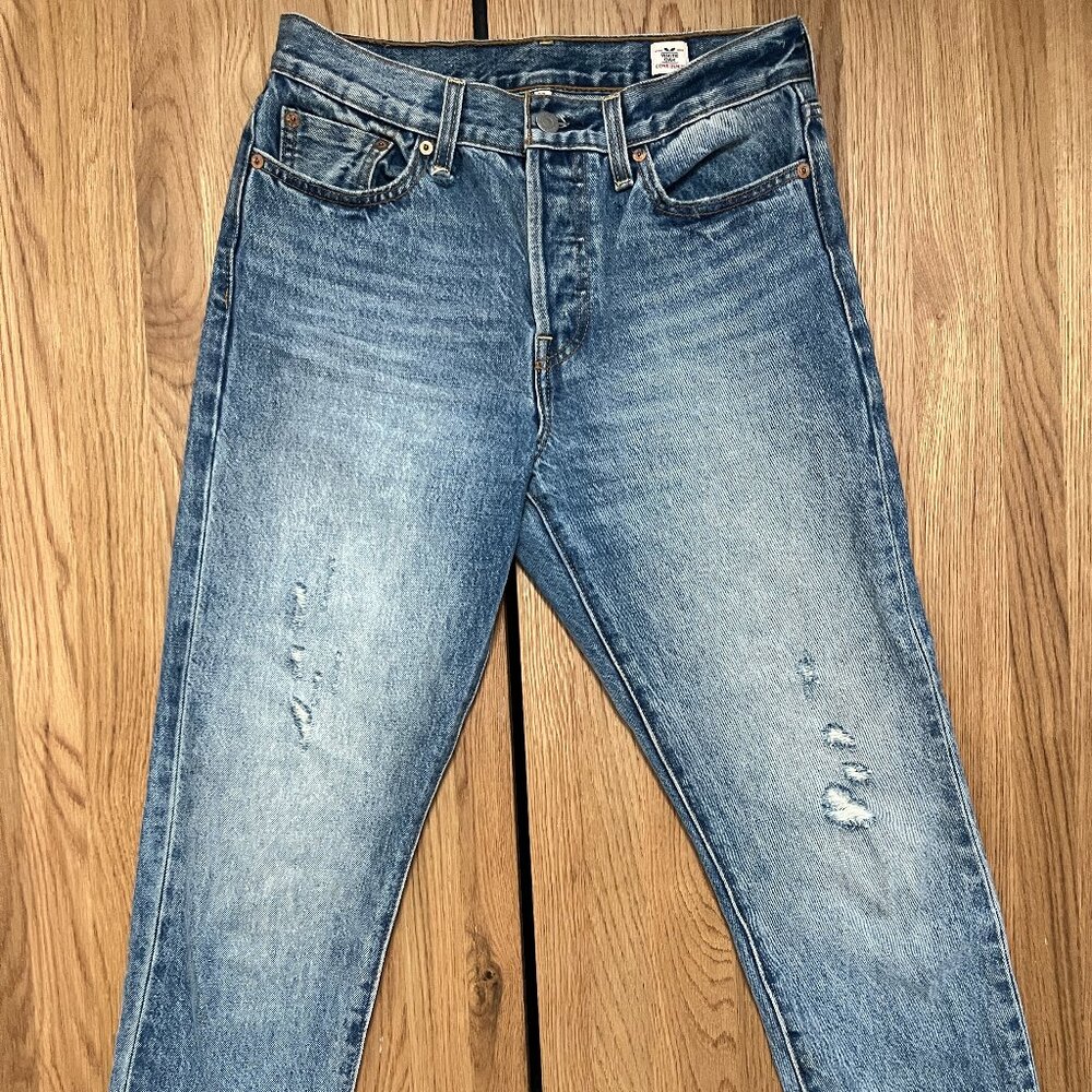 Levis White Cone Selvege Jeans